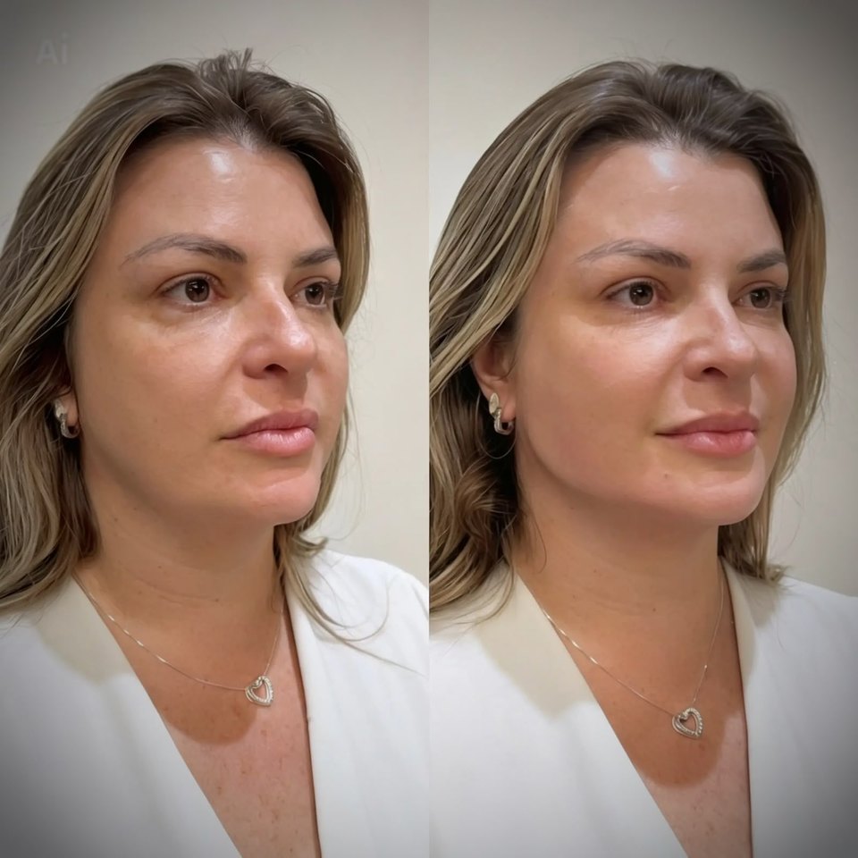 Comparativo autorizado de resultado estético facial, imagem 8 de 13